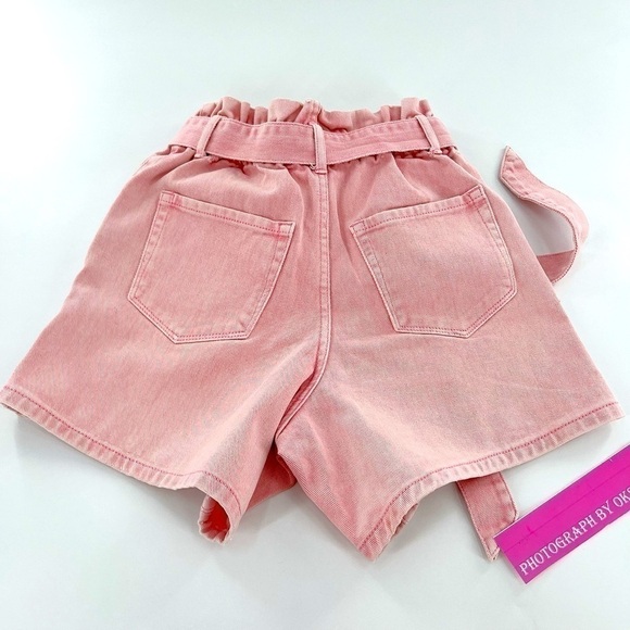 VERVET Super High Rise Self Tie Button Fly Up Mom shorty size XS - Picture 10 of 15